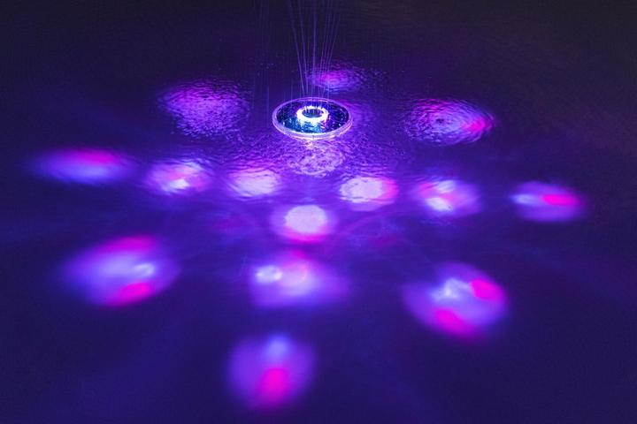 Actual product image Bestway FloatBright Solar LED Pool Fountain