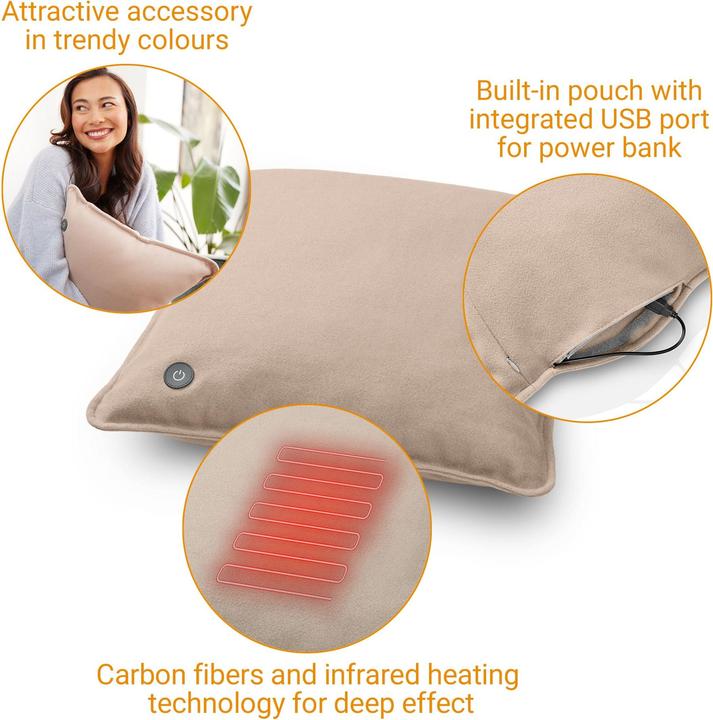 Produktbild Medisana HC 200 Interior Cushion Line sand (40 x 40 x 18 cm)