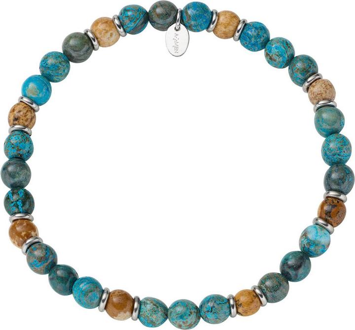 Amen Agate Steel Armband (Edelstahl)
