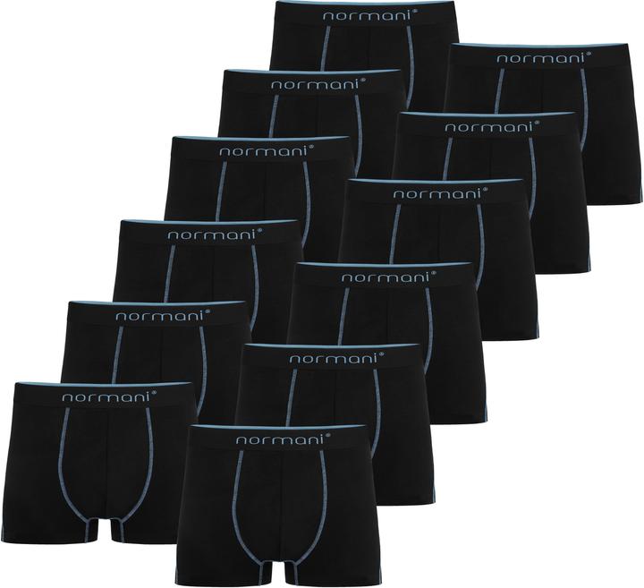 Normani 12 x Herren Baumwoll-Boxershorts