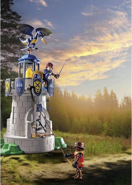 Produktbild Playmobil Ritterturm mit Schmied und Drache (71483, Playmobil Novelmore)