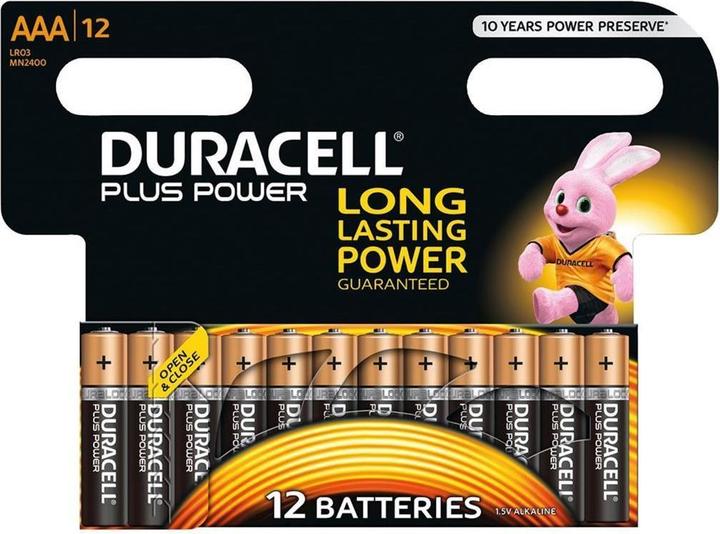 Image du produit Duracell Plus de pouvoir (12 pcs, AAA, 1150 mAh)