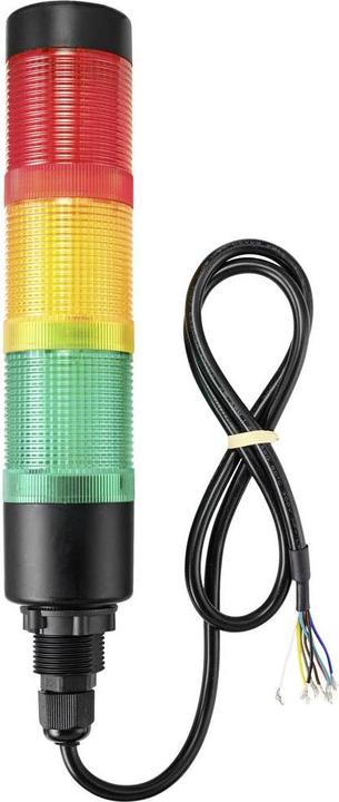 Actual product image Tru Components TC-11469364 Signal tower LED red, yellow, green 1 pc.