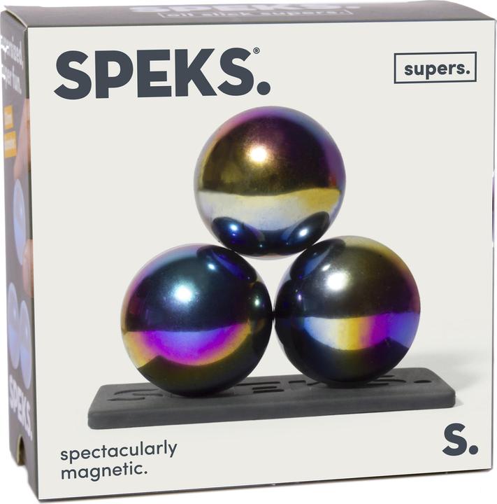Actual product image Speks Dark Nickel Magnetic Balls