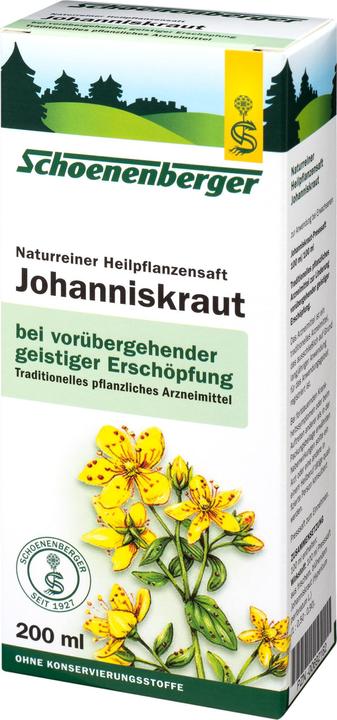 Produktbild Schönenberger Johanniskraut naturreiner Heilpflanzensaft, 200 ml Lösung