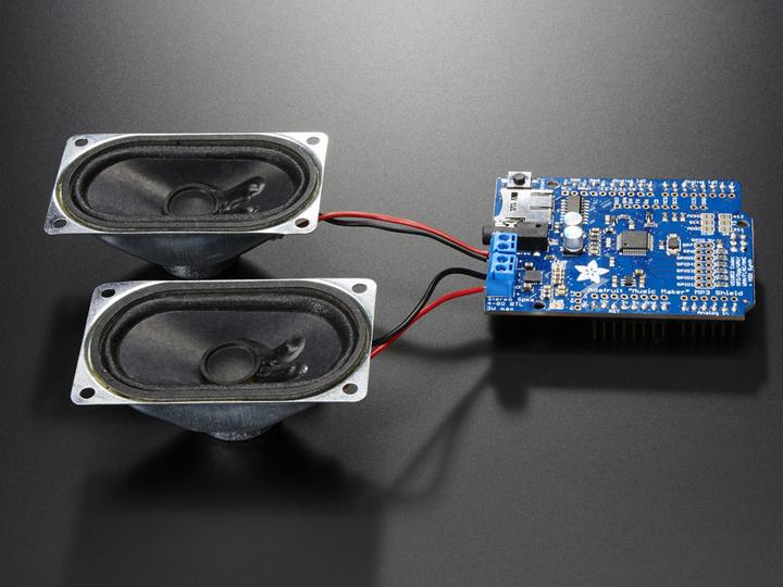 Image du produit Adafruit Music Maker MP3 Shield pour Arduino avec amplificateur stéréo de 3W (Bouclier)