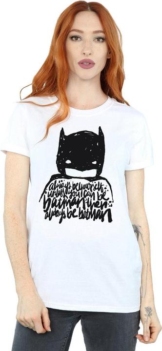 Immagine prodotto Maglietta Boyfriend in cotone da donna/ragazzo Batman Always Be Yourself (XL)