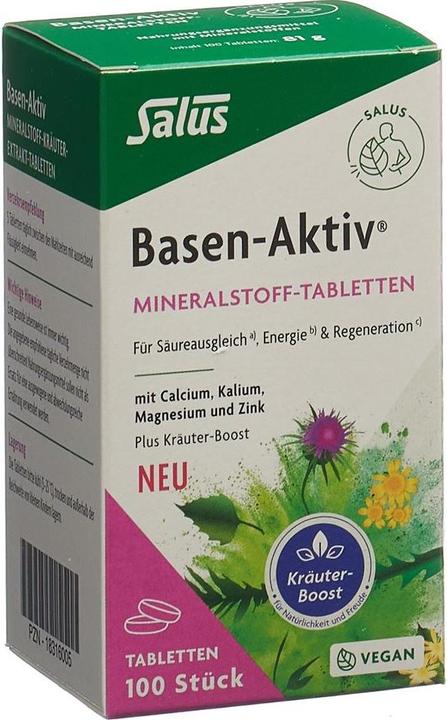 Produktbild Salus Basen-Aktiv Mineralstoff Tablette (100 Stück, Tabletten, 187 g)