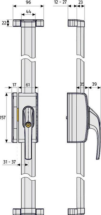 Actual product image Abus FOS650 S AL0145