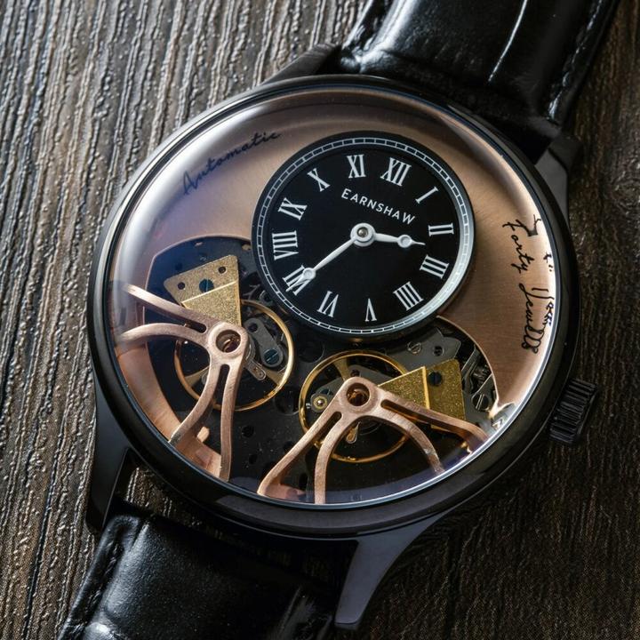 Actual product image Thomas Earnshaw ES-8179-0D Scientists Faraday 44mm (Analogue wristwatch, 44 mm)