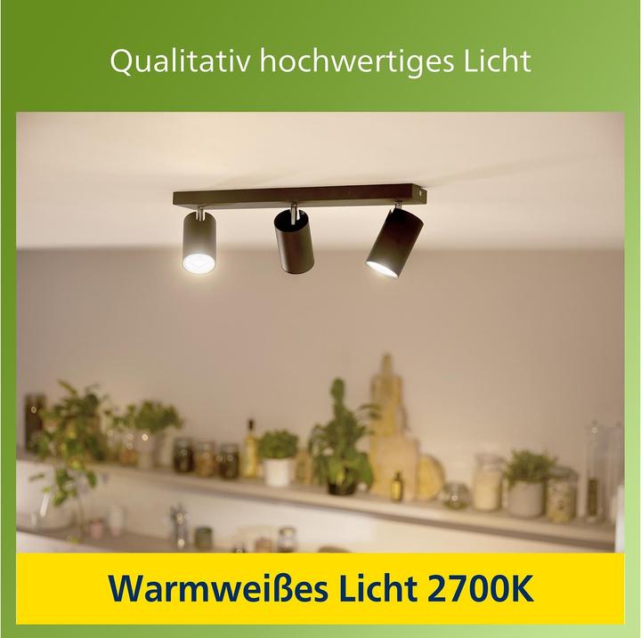 Produktbild Philips LED Spots (GU10, 2.10 W, 375 lm, 3 x, A)
