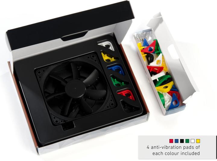 Produktbild Noctua NF-S12A PWM chromax.black.swap (120 mm, 1 x)