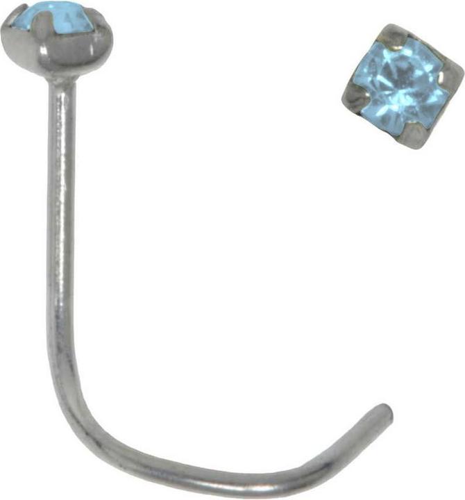 Produktbild Bijouteria Nasenpiercing (Kristall, Silber 925)
