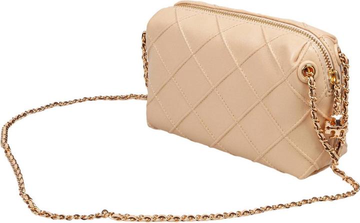 Produktbild Tory Burch borsa crossbody fleming small in pelle trapuntata colore vaniglia