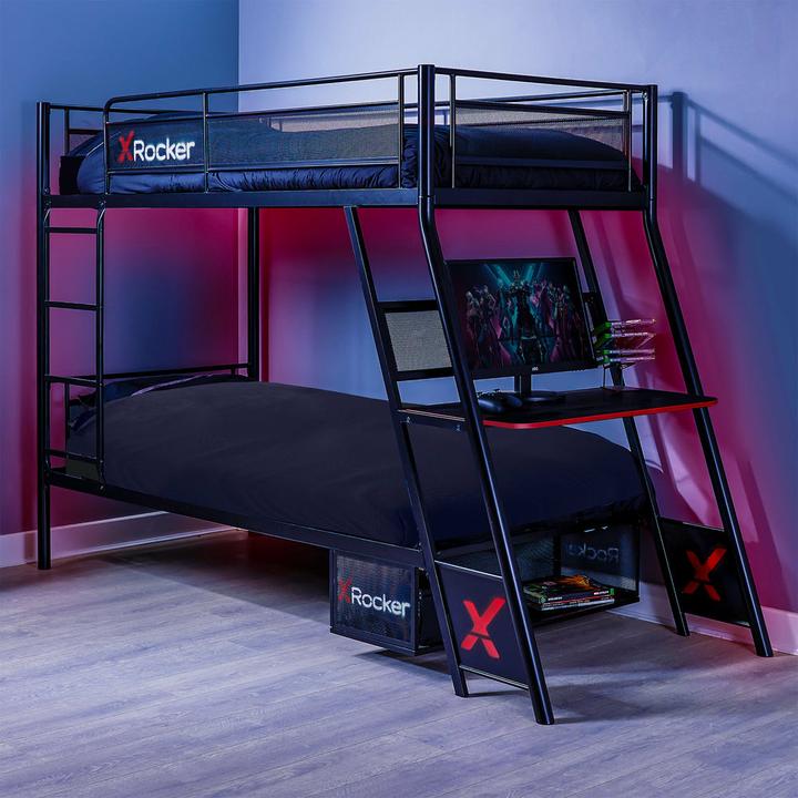 Produktbild X Rocker Xrocker Armada Doppelstock Gaming Bett (90 x 190 cm)