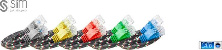 Immagine prodotto Wirewin Cavo di rete con rivestimento in nylon (UTP, CAT6, 2 m)
