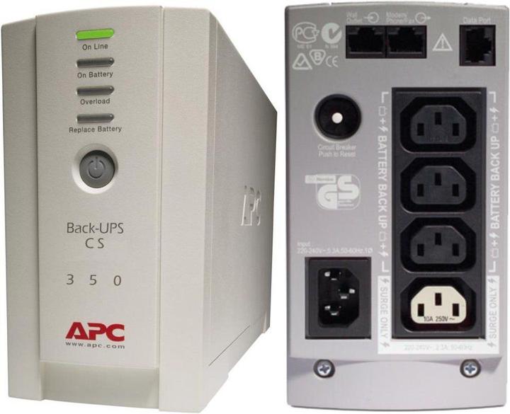 Image du produit APC Back-UPS (350 VA, 210 W, Standby Onduleur)