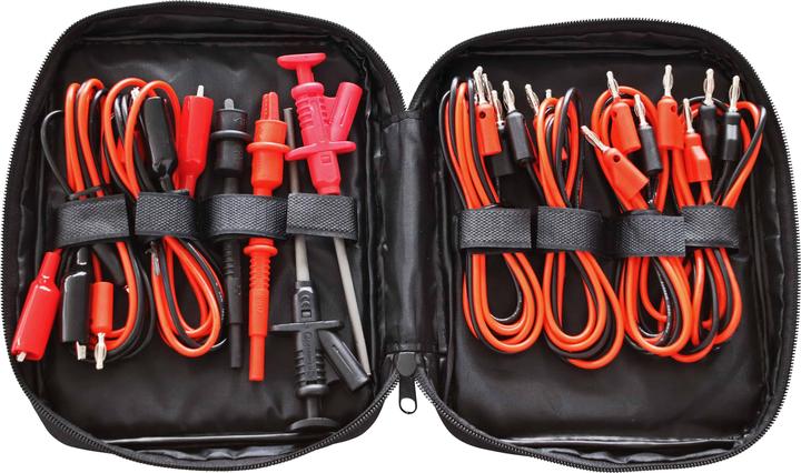 Image du produit Peaktech Messzubehör-Set, P 8201, für Labornetzgeräte mit 4 mm Steckern
