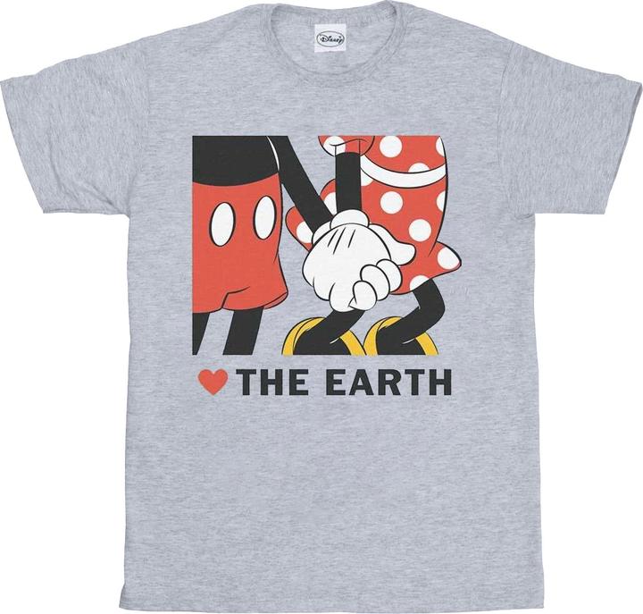 Immagine prodotto Disney Mickey Mouse Heart The Earth Maglietta Ampia Donna (3XL)