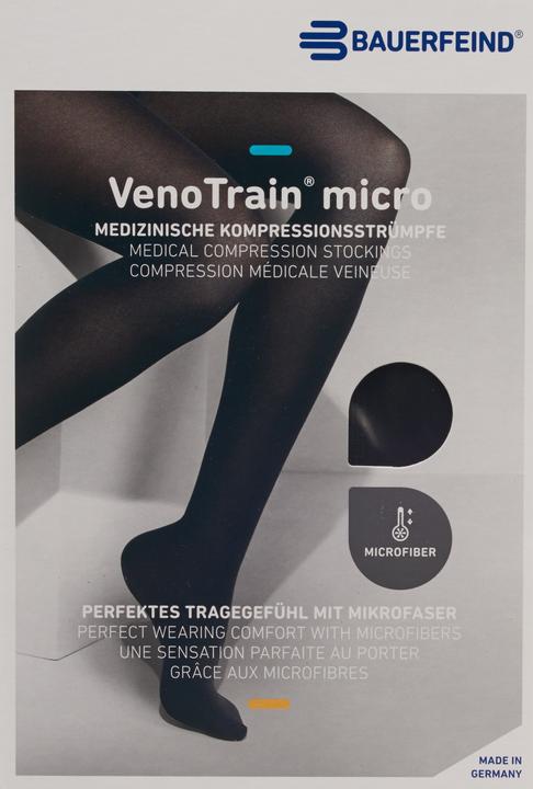 Produktbild Veno Train MICRO A-D KKL2 M plus/short offene Fussspitze schwarz (M)