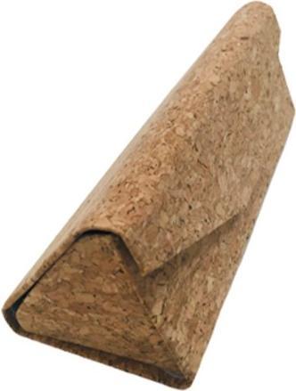 Actual product image Bekos Foldable Glasses Case in Cork and Velvet