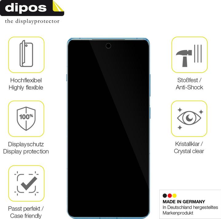 Produktbild Dipos 3D Full Cover Schutzfolie (1 Stück, OnePlus 12R)
