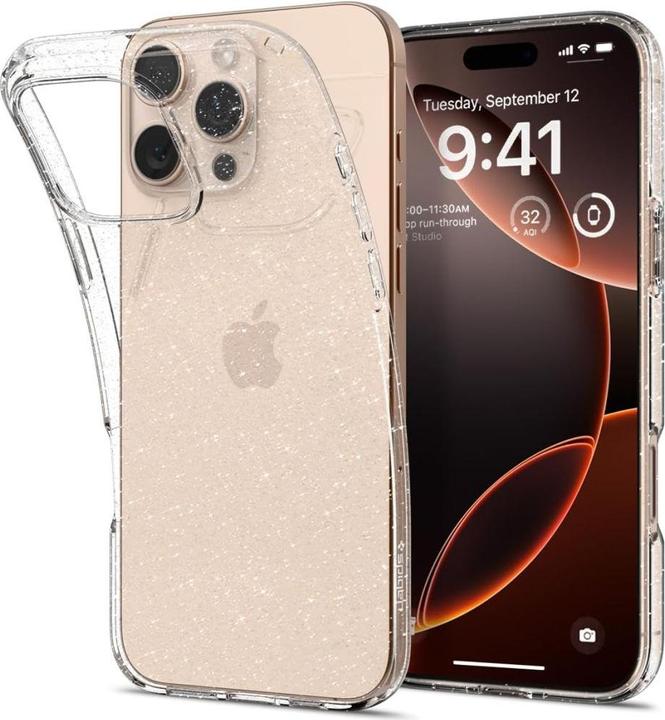 Productafbeelding Spigen Vloeibaar kristal hoesje voor iPhone 16 Pro Max 6,9" glitter kristal (Apple iPhone 16 Pro Max)