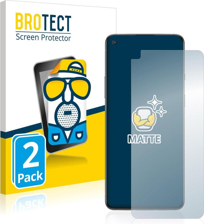 Produktbild BROTECT Entspiegelungs-Schutzfolie Displayschutz Matt (2 Stück, OnePlus 8T)