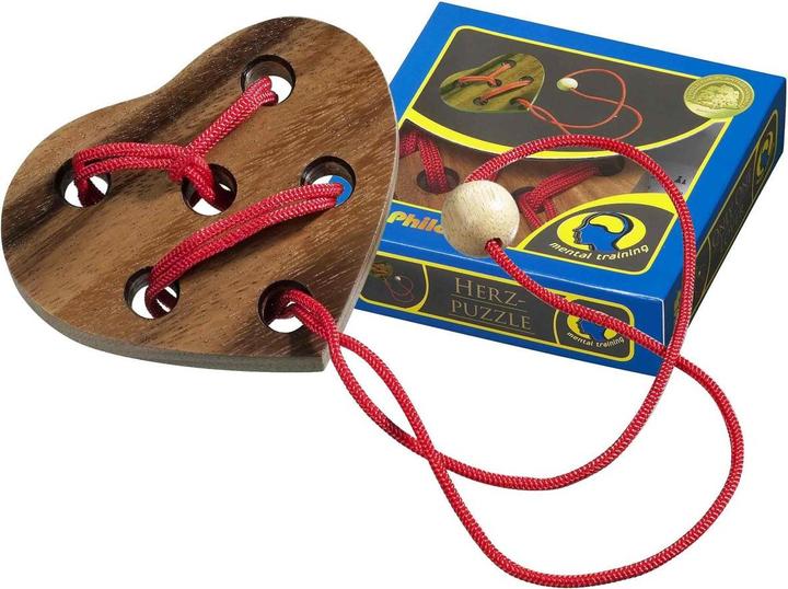 Actual product image Philos Heart puzzle (Portuguese)