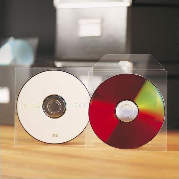 Actual product image CD/DVD sleeve 127x127mm
