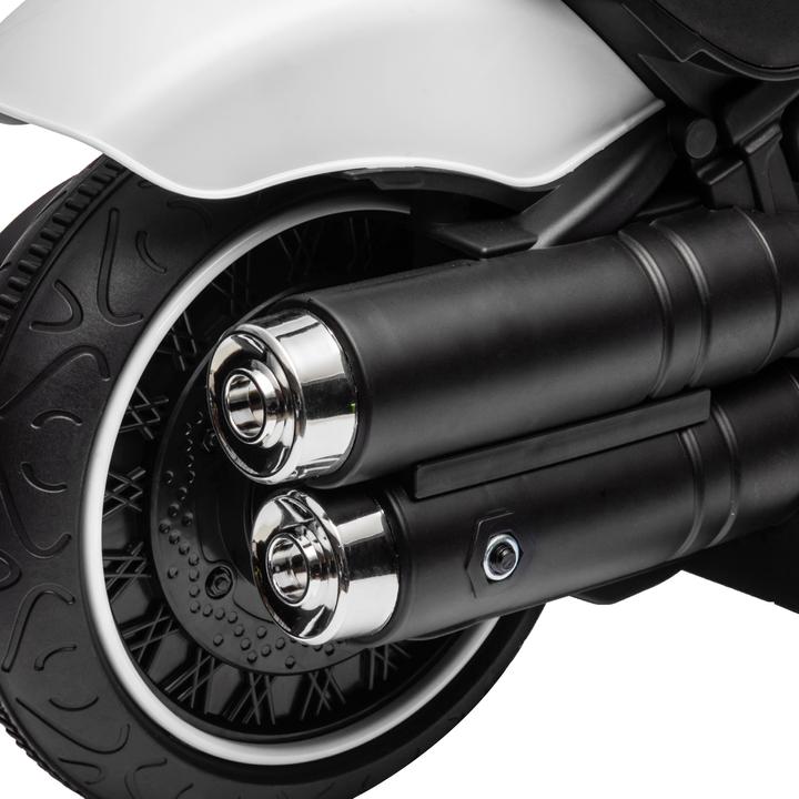 Produktbild Homcom Elektromotorrad Kunststoff, Metall Weiss+Schwarz (6 V)