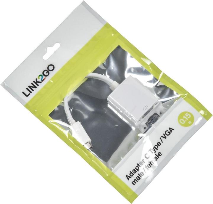 Actual product image Link2Go USB-C to (VGA, 15 cm)