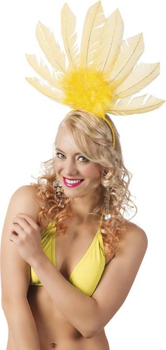 Actual product image Boland Samba feather headdress neon coloured: Tiara (hairless)