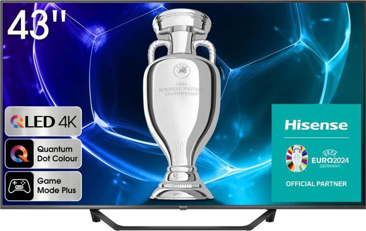 Immagine prodotto Hisense TV 43A7KQ (43", A7K, QLED, UHD, 2023)