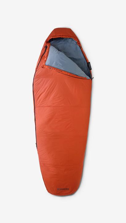 Produktbild Simond Mumienschlafsack koppelbar kompakt Trekking - MT500 10 °C Kunstfaser (40 cm)