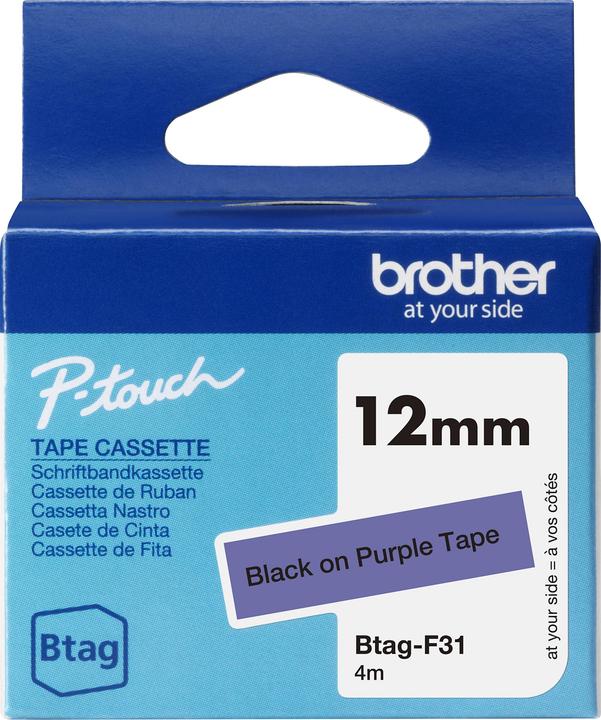 Actual product image Brother Btag (1.20 cm, Violet)