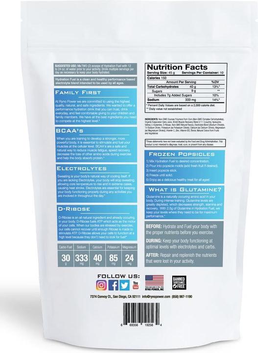 Immagine prodotto Ryno Power Proteine in polvere alla vaniglia (Vaniglia, 1 pz., 454 g)