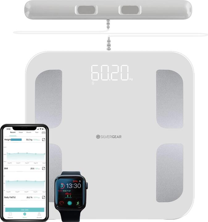 Image du produit Silvergear Balance de graisse corporelle (180 kg)