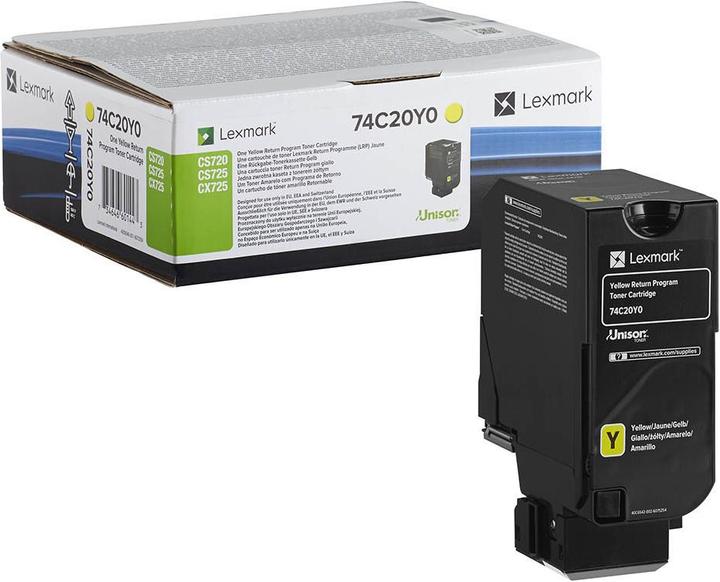 Produktbild Lexmark 74c2sy0 (Y)