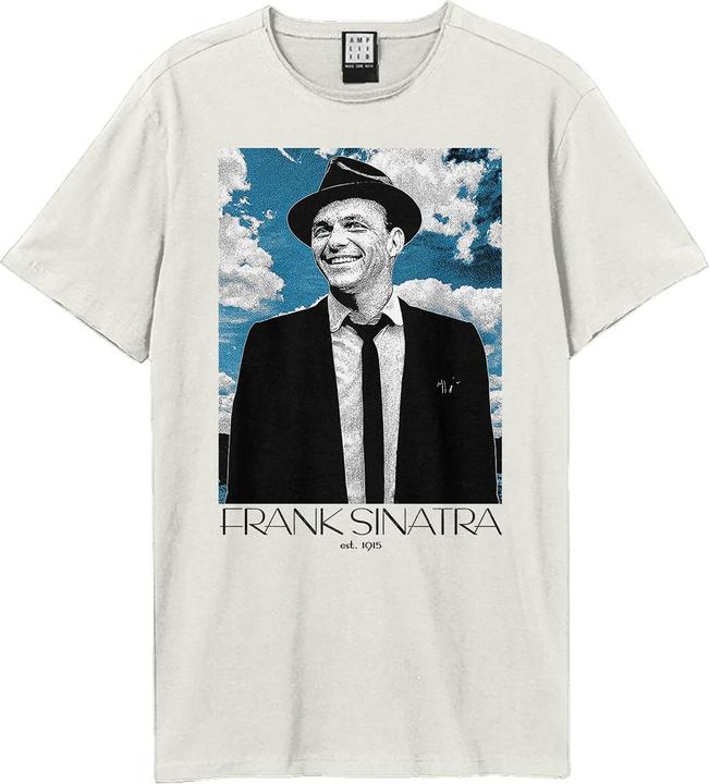 Actual product image Amplified Unisex Adult Blue Skies Frank Sinatra T-Shirt (XXL)