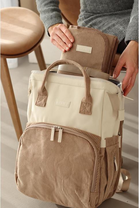 Actual product image Liini Changing rucksack cream rPET