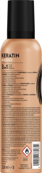 Image du produit Syoss Mousse capillaire Kératine 250 ml (250 ml, Mousse coiffante)