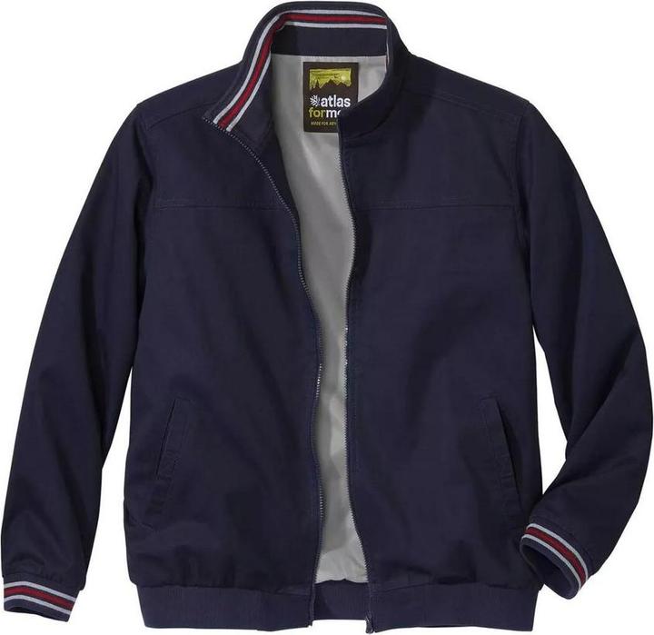Atlas For Men Dunkelblaue Twilljacke