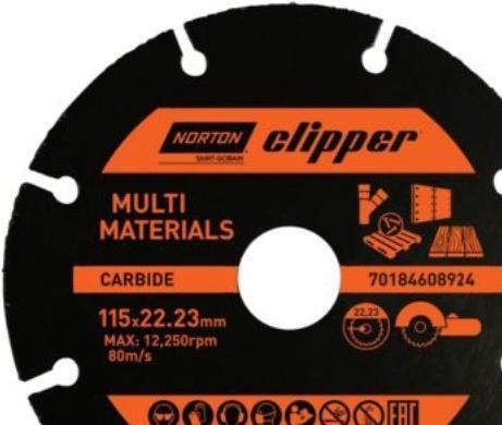 Immagine prodotto Saint-Gobain Lama diamantata 115x22,23mm - Norton Clipper multifunzionale per tutti i tappeti.