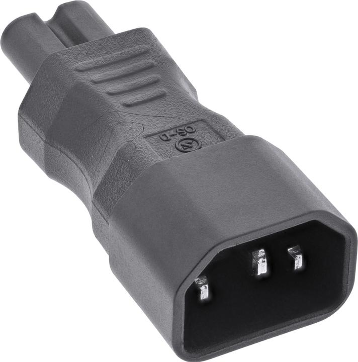 Produktbild InLine Netzadapter IEC 60320 C14 / C7 (C14, C14)