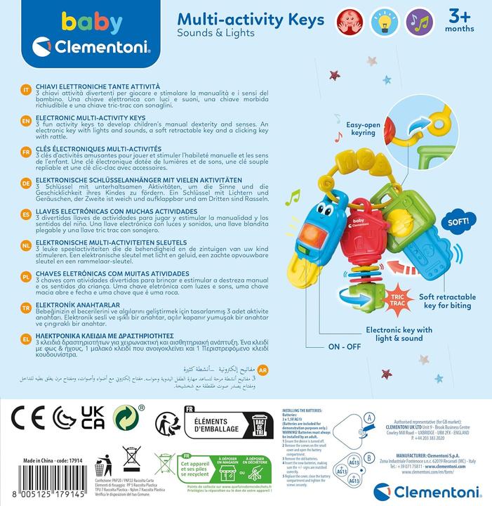 Productafbeelding Clementoni Baby elektronische sleutels