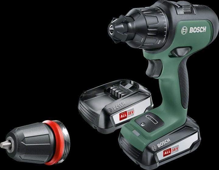 Bosch Home & Garden Advanced Impact 18 Schlagbohrmaschine Set (mit 2 Akkus) (Akkubetrieb)