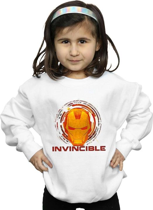Actual product image Girls Avengers Iron Man Invincible Sweatshirt (152, 158)