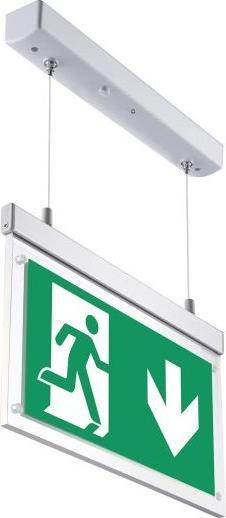 Actual product image Optonica OPT WW7205 - LED escape route light 2 W emergency exit, suspended