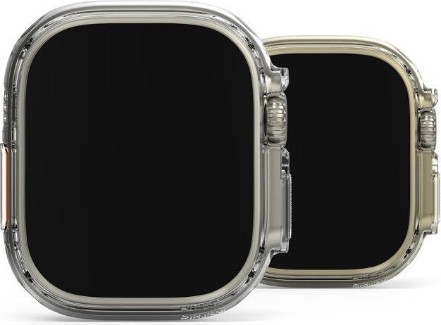 Image du produit Ringke Cadre d'écran Apple Smart Watch, transparent et noir, 49 mm, 2 pcs.